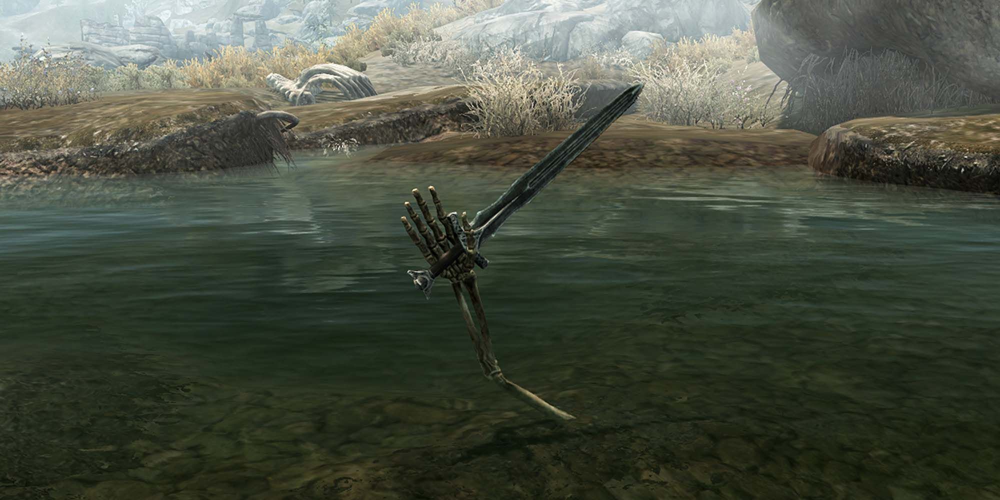 Skyrim Actually Has Two Excaliburs Where To Find Them lady of the lake