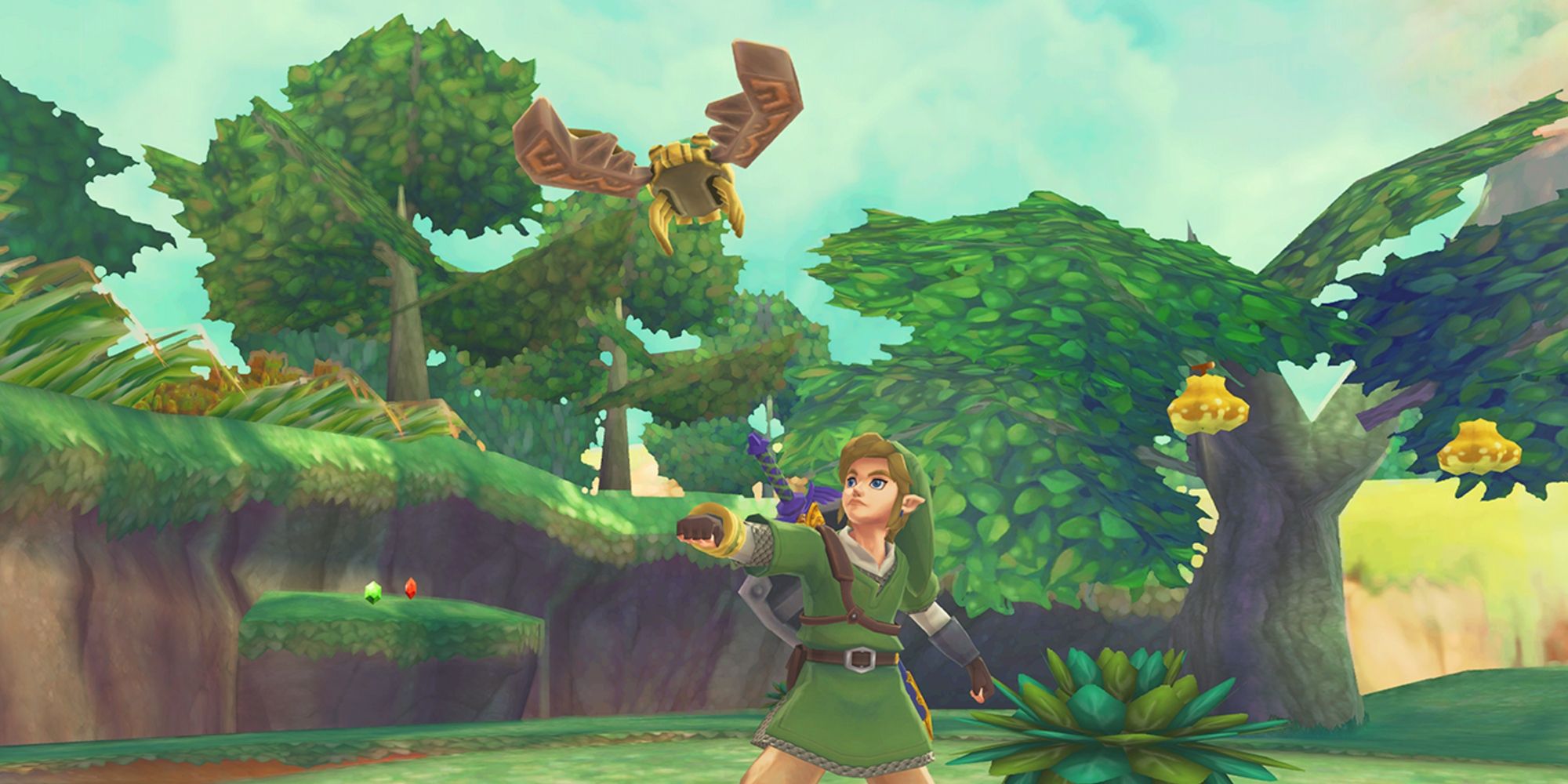 Skyward Sword HD's story is long even when ignoring side content