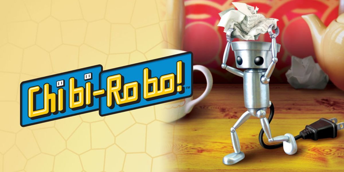 Promotional banner for Chibi-Robo.