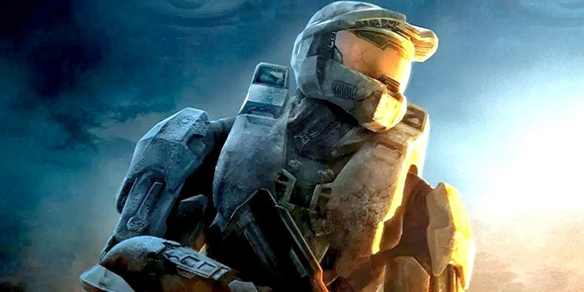 The Master Chief striking one of his more iconic poses.