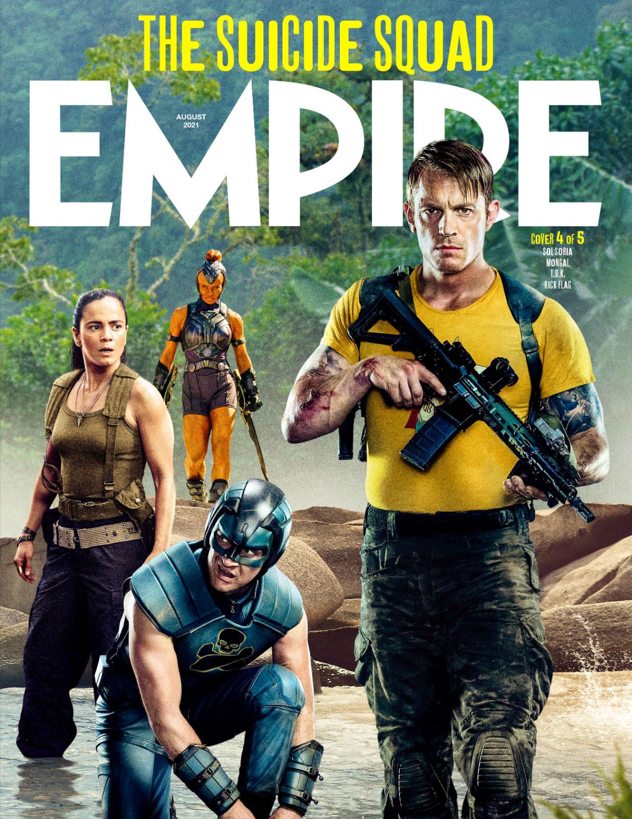 Sol Soria, Mongal, TDK and Rick Flag Suicide Squad Empire Magazine Cover 