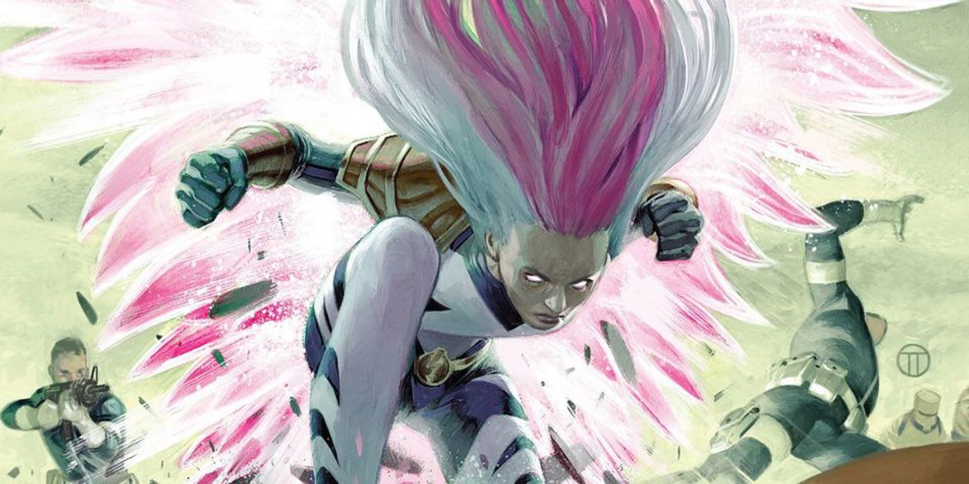 Songbird using her powers in Thunderbolts.
