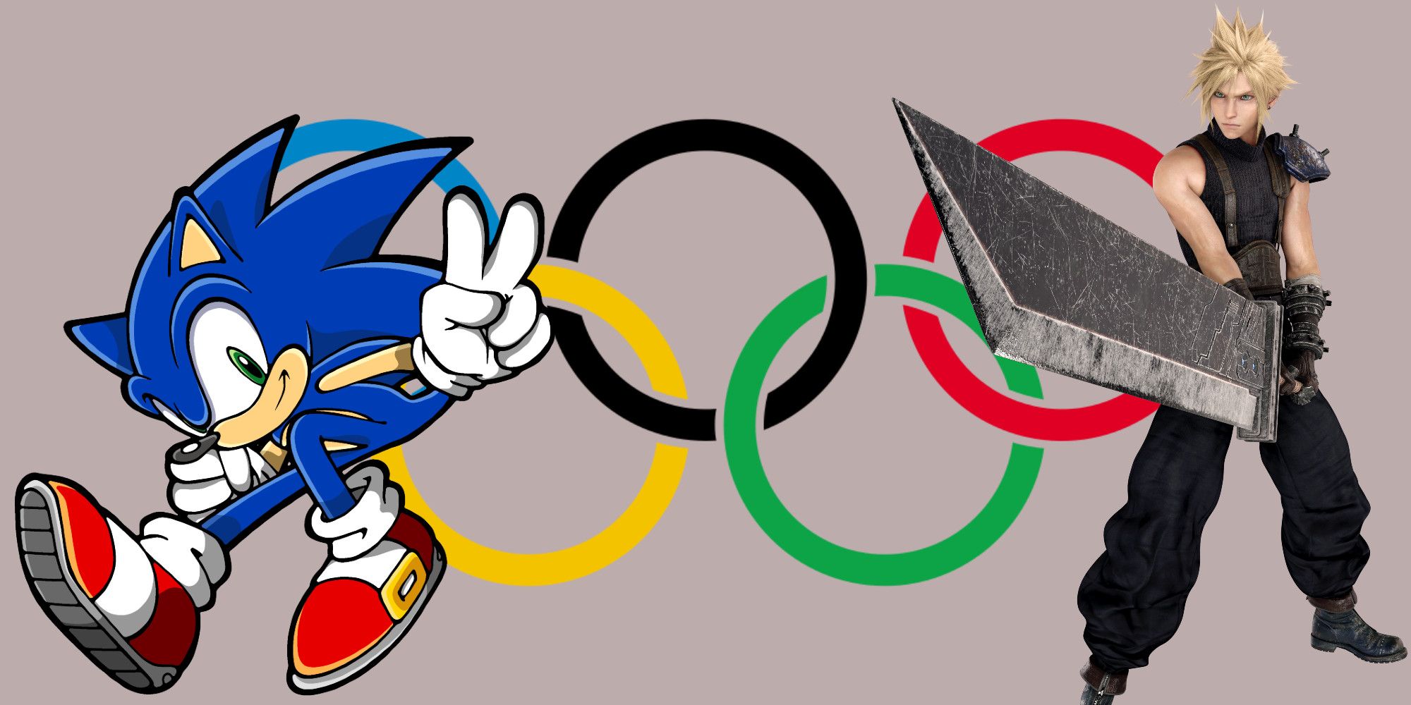 Sonic and Cloud Strife at Olympics