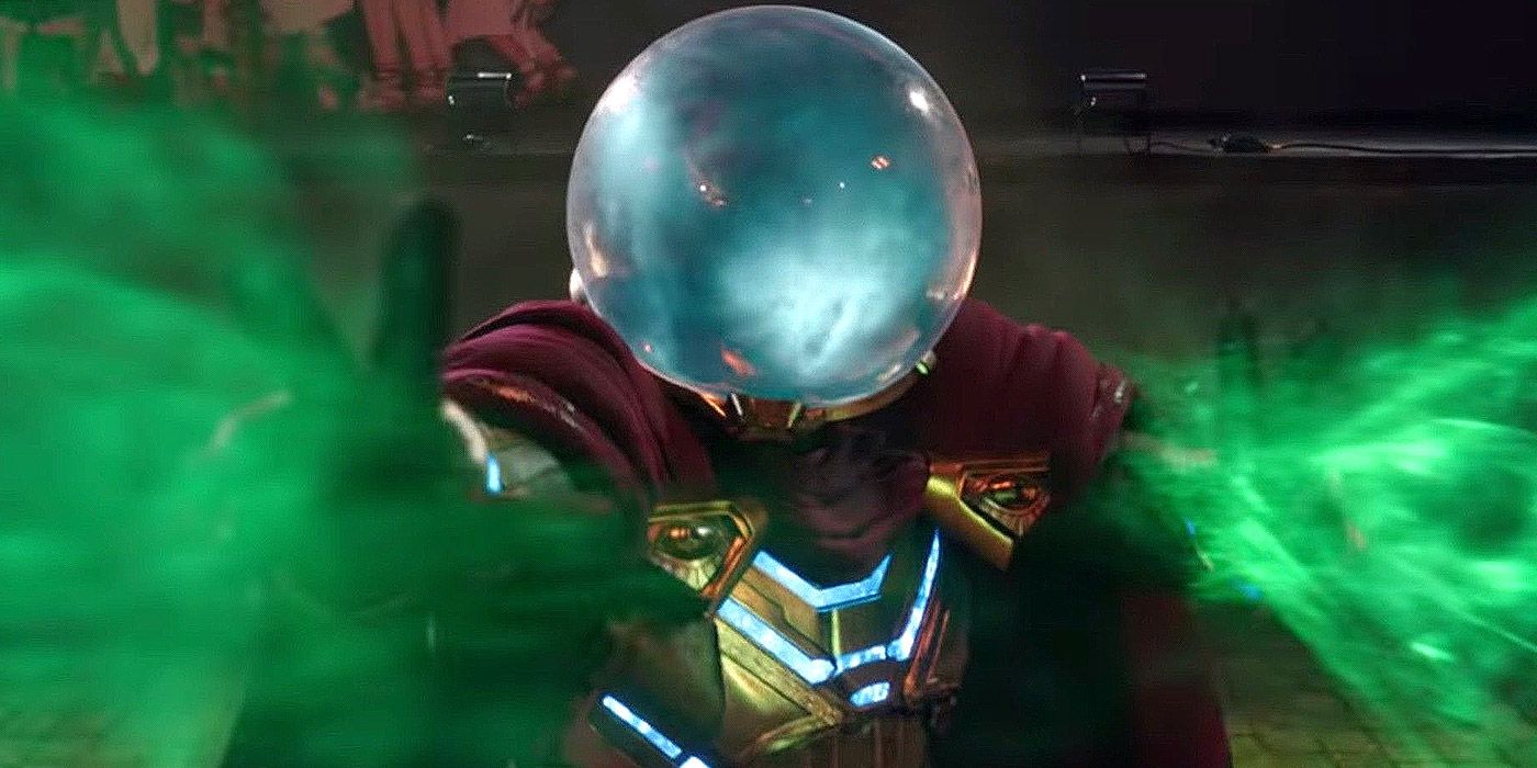 Mysterio uses his powers of illusion in Spider-Man: Far From Home