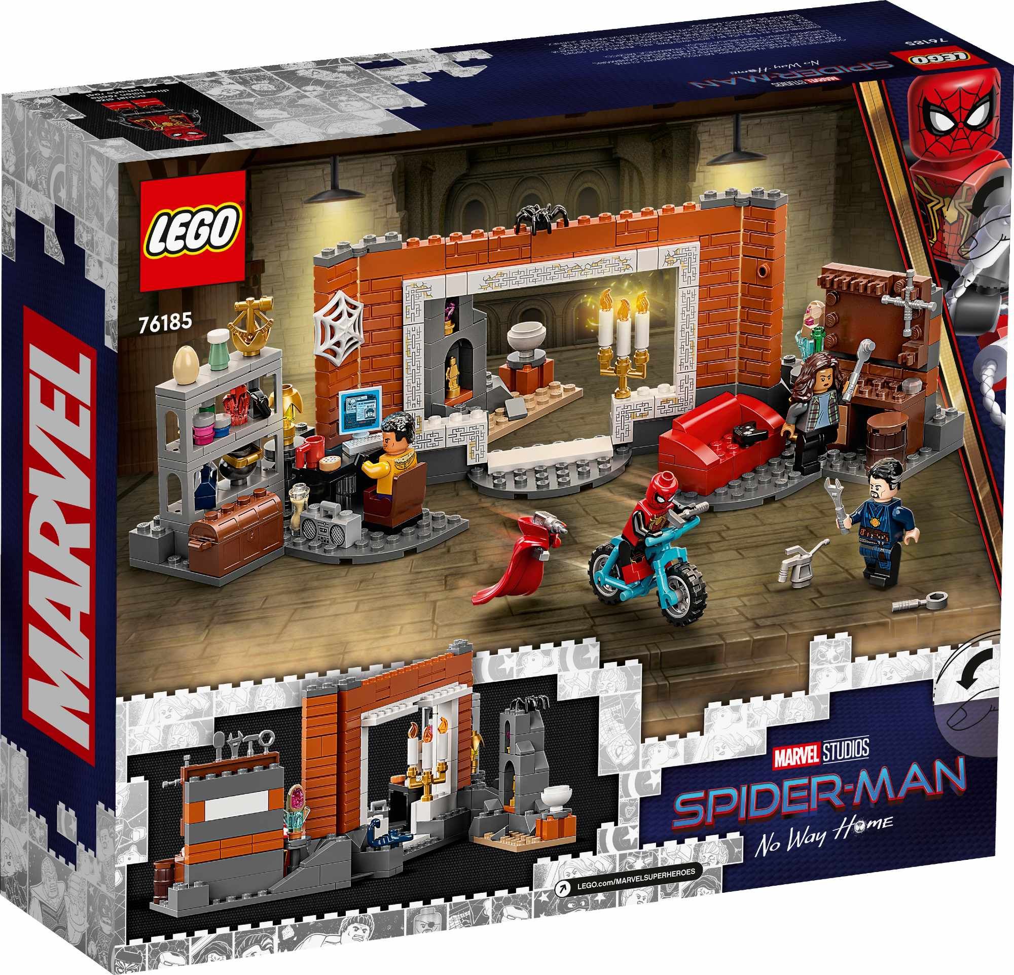 Spider Man No Way Home LEGO Set Sanctum Workshop Back