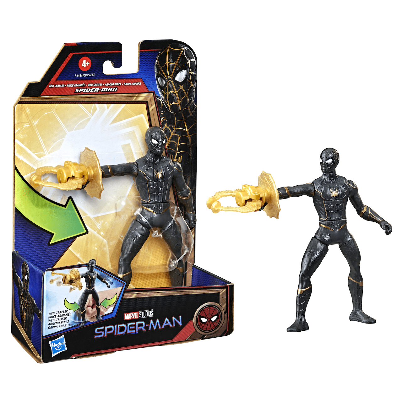 Spider-man Black Gold Suit Toy 2