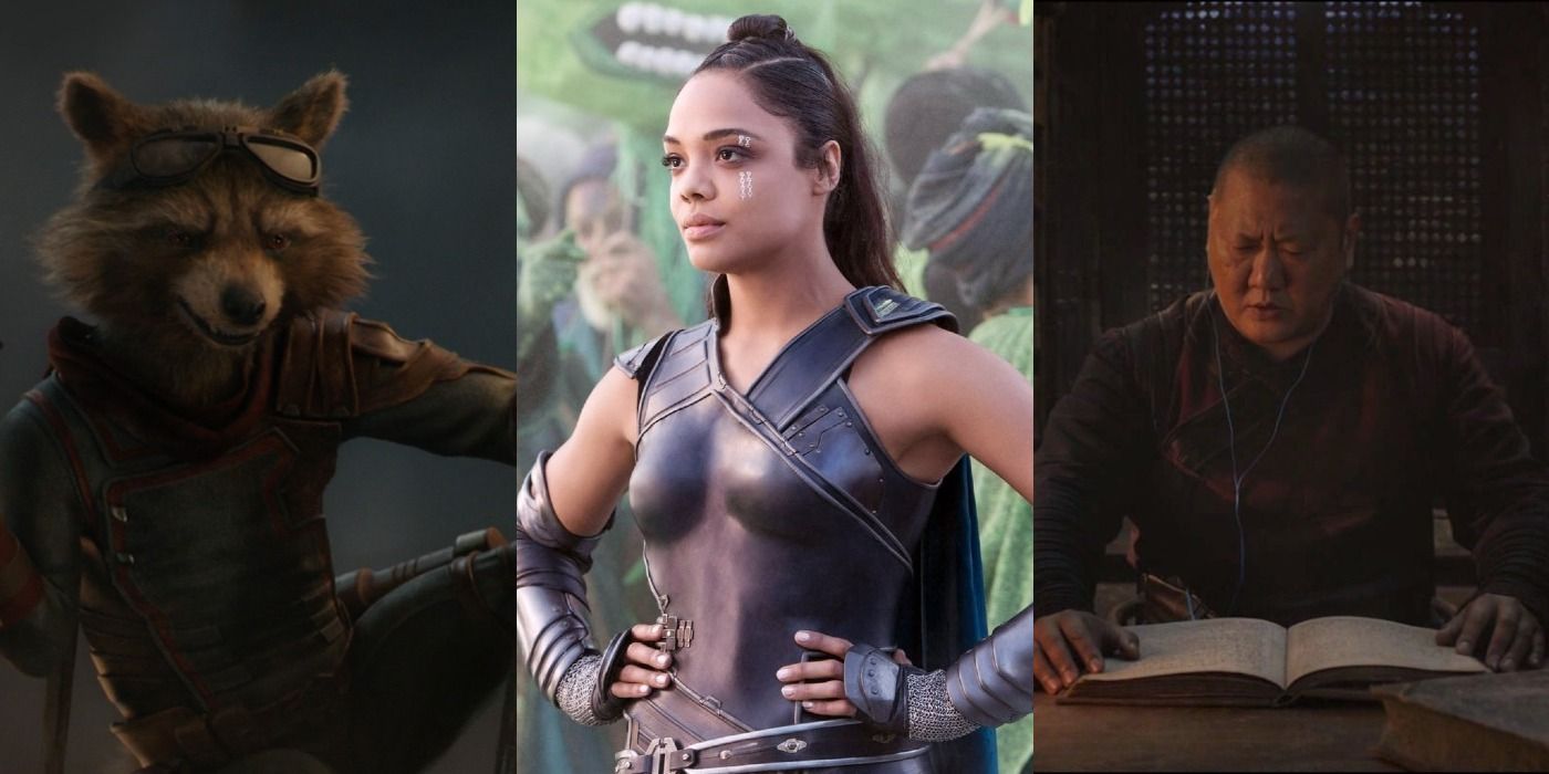 Split image of Rocket, Valkryie and Wong Love Interest Feature