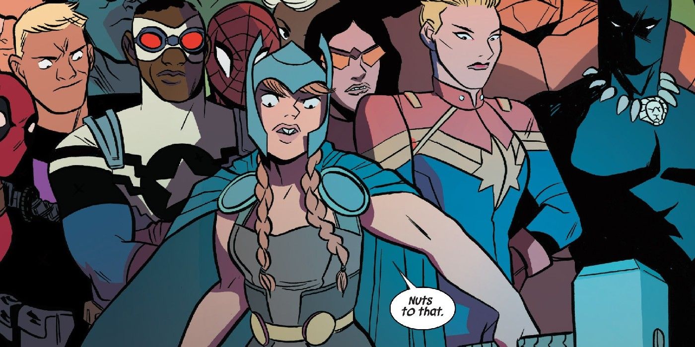 Squirrel Girl Teams up with the Avengers