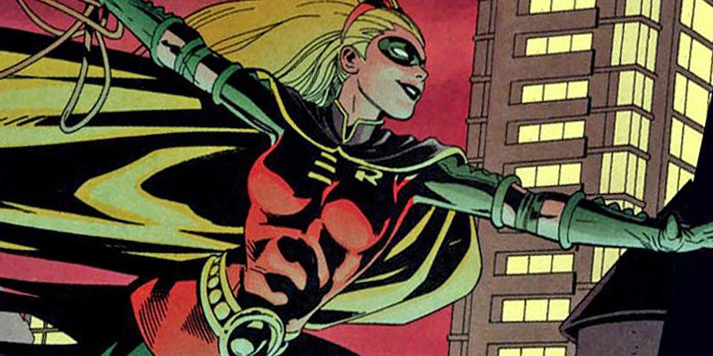 Stephanie Brown training as Robin in DC Comics