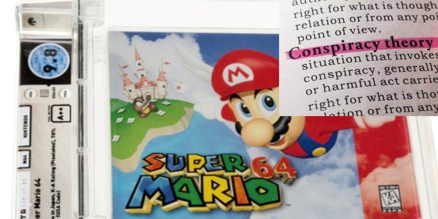 Super Mario 64 Auction Scam Theory Explained - Why People Are Confused - Super Mario 64 Auction Item With Conspiracy Theory Definition