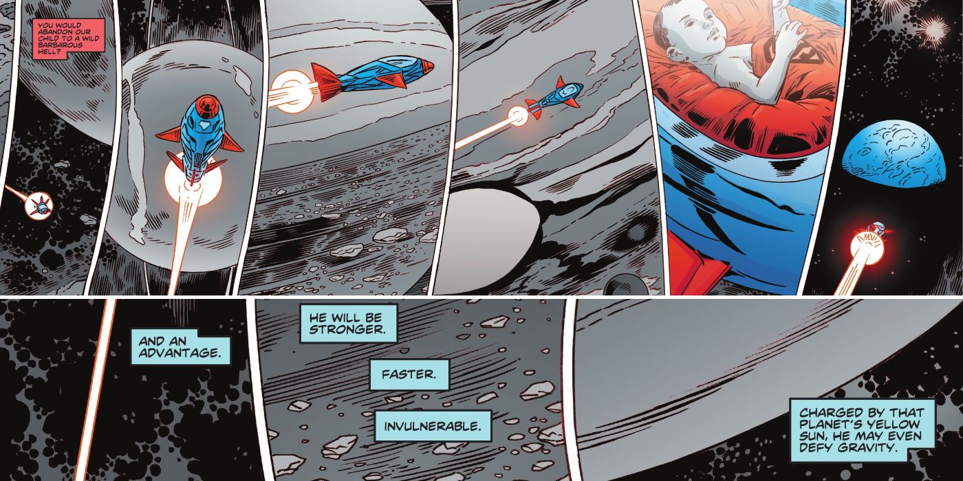 Superman Red Blue Origin Defy Gravity