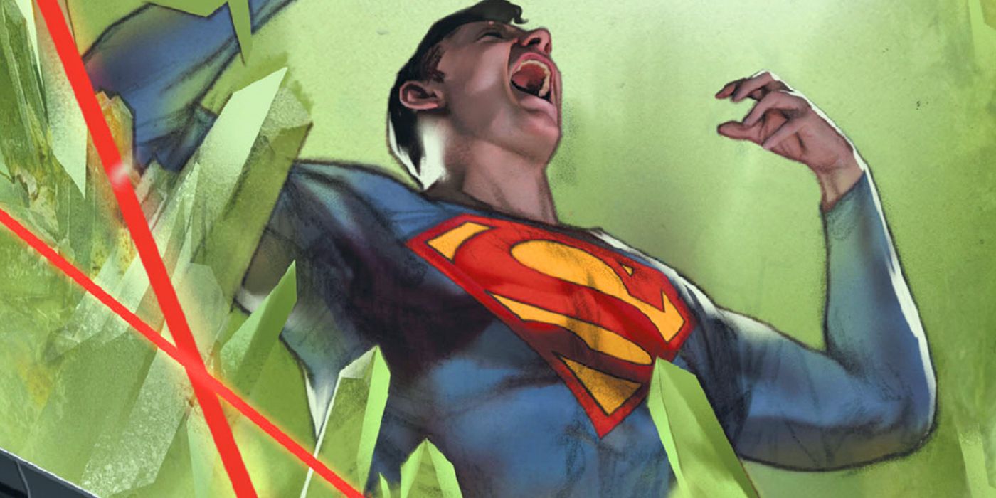 Superman affected by Kryptonite.