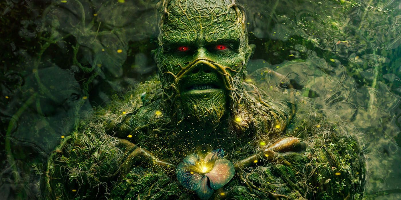 Swamp Thing from the DC Universe series walking.