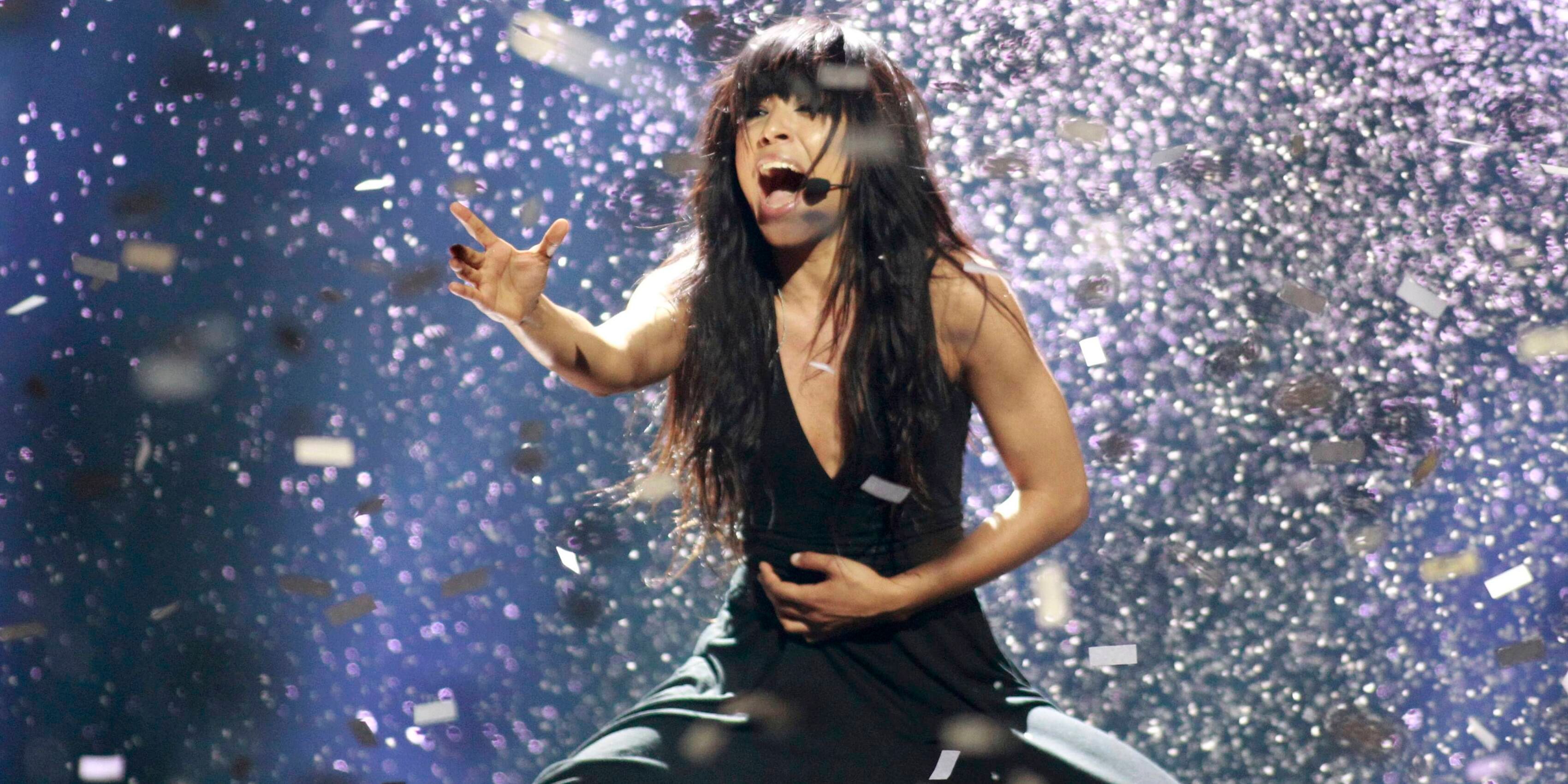 Loreen of Sweden performs her song 