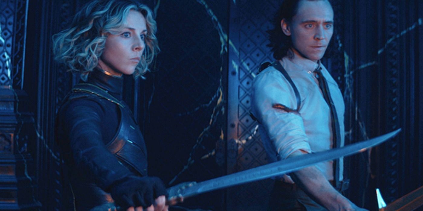 Sylvie and Loki brandish swords in Loki finale