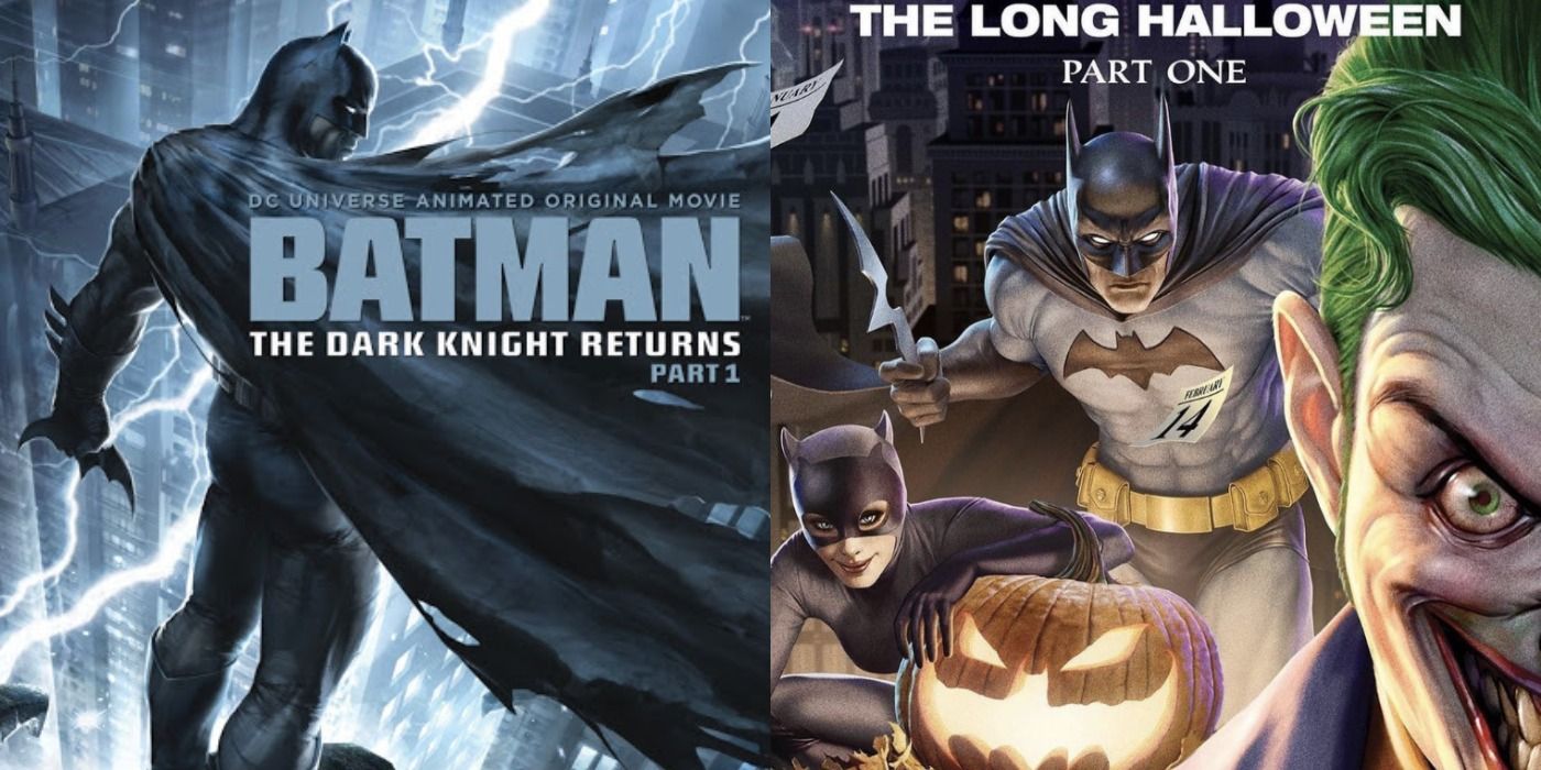 Cover art for The Dark Knight Returns, Part One and The Long Halloween, Part One