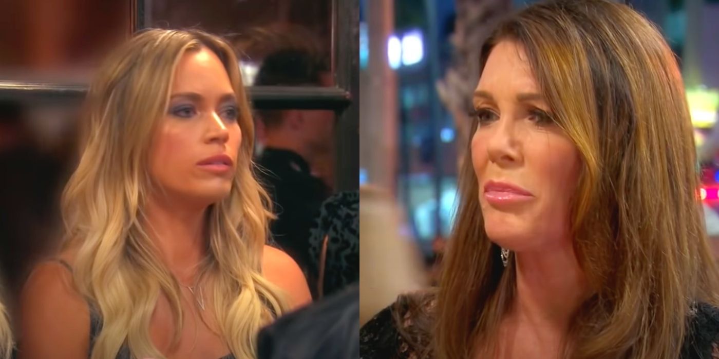 Teddi arguing with Lisa on RHOBH over Puppygate