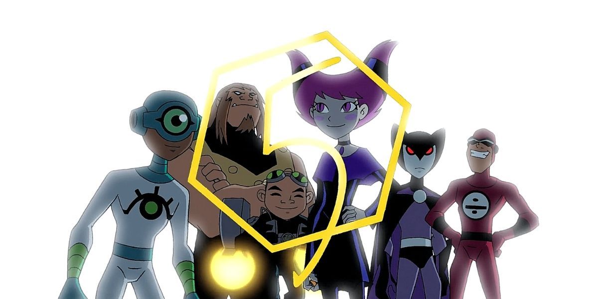 The H.I.V.E. Five as seen in the Teen Titans cartoon