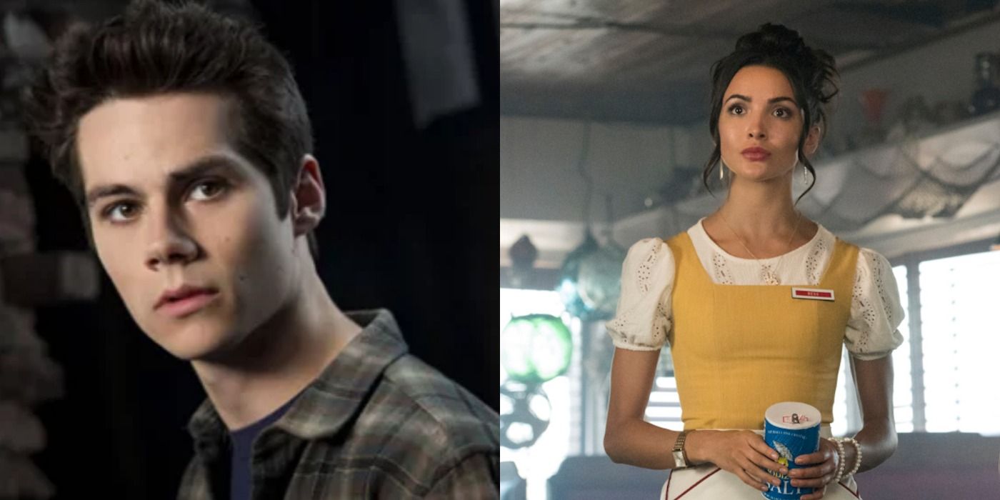 A split image depicts Stiles in Teen Wolf and Bess in Nancy Drew
