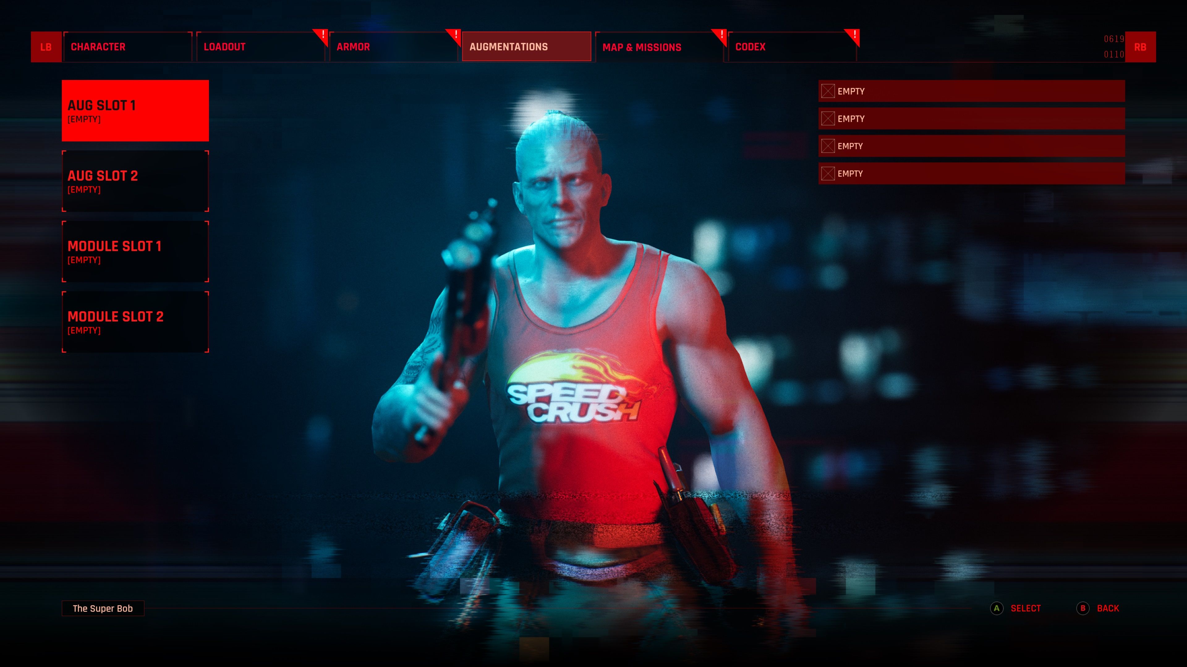 A screenshot from The Ascent showing the character creator.
