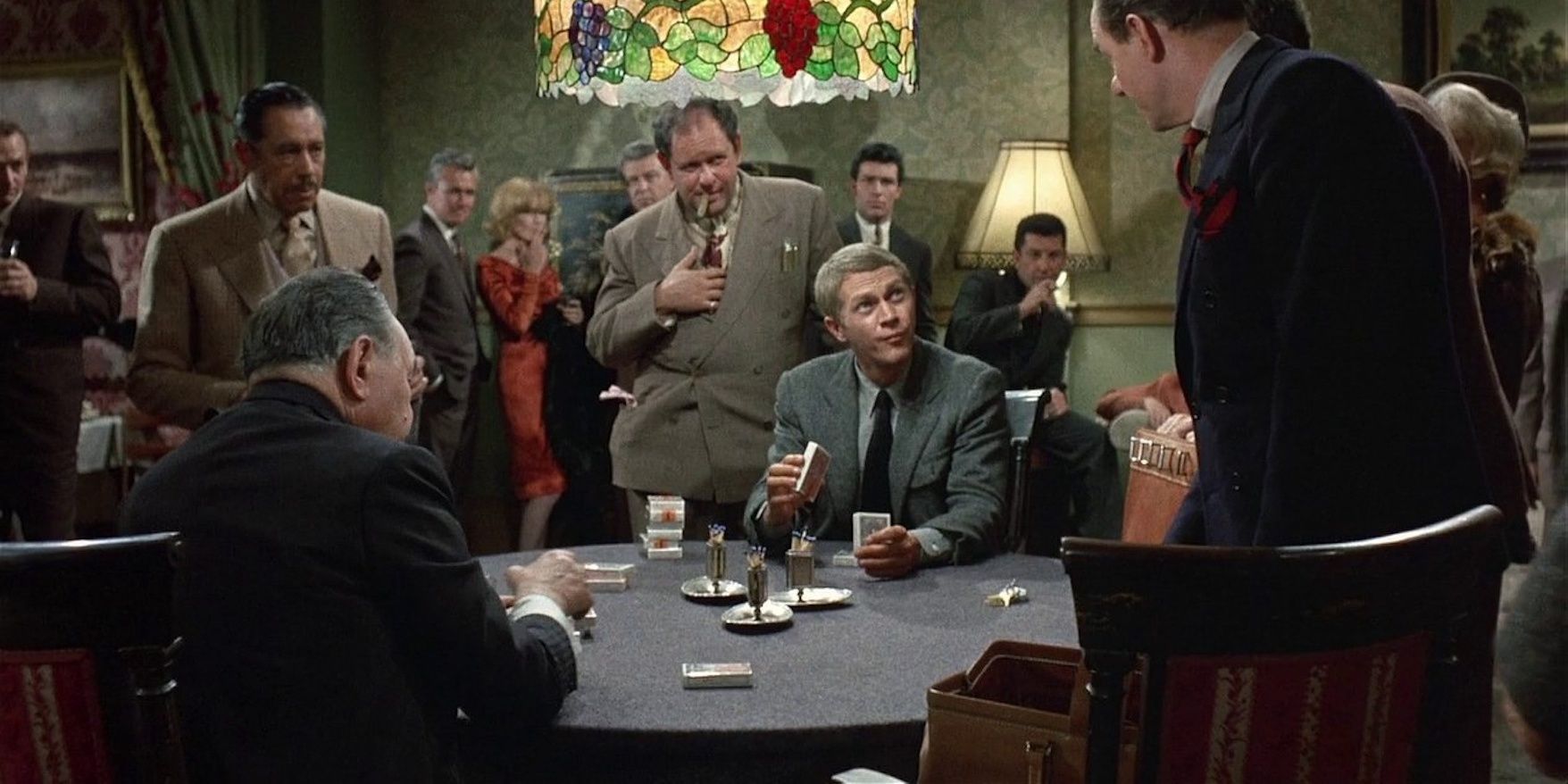 Steve McQueen at poker table in The Cincinnati Kid