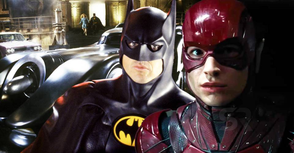 Flash Movie Why Michael Keaton S Batman Still Has Burton S Batmobile