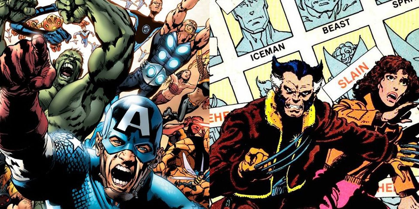 The Marvel Ultimate Universe and Days of Future Past.