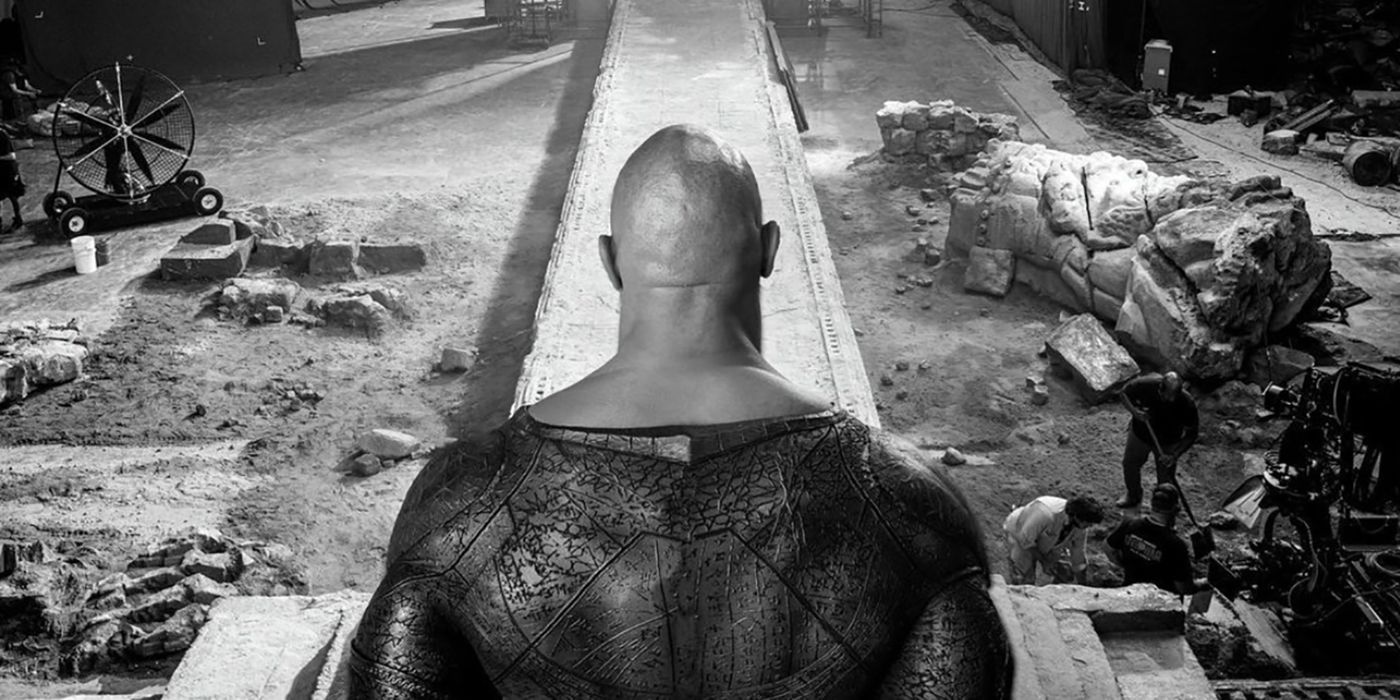 The Rock on Black Adam Set