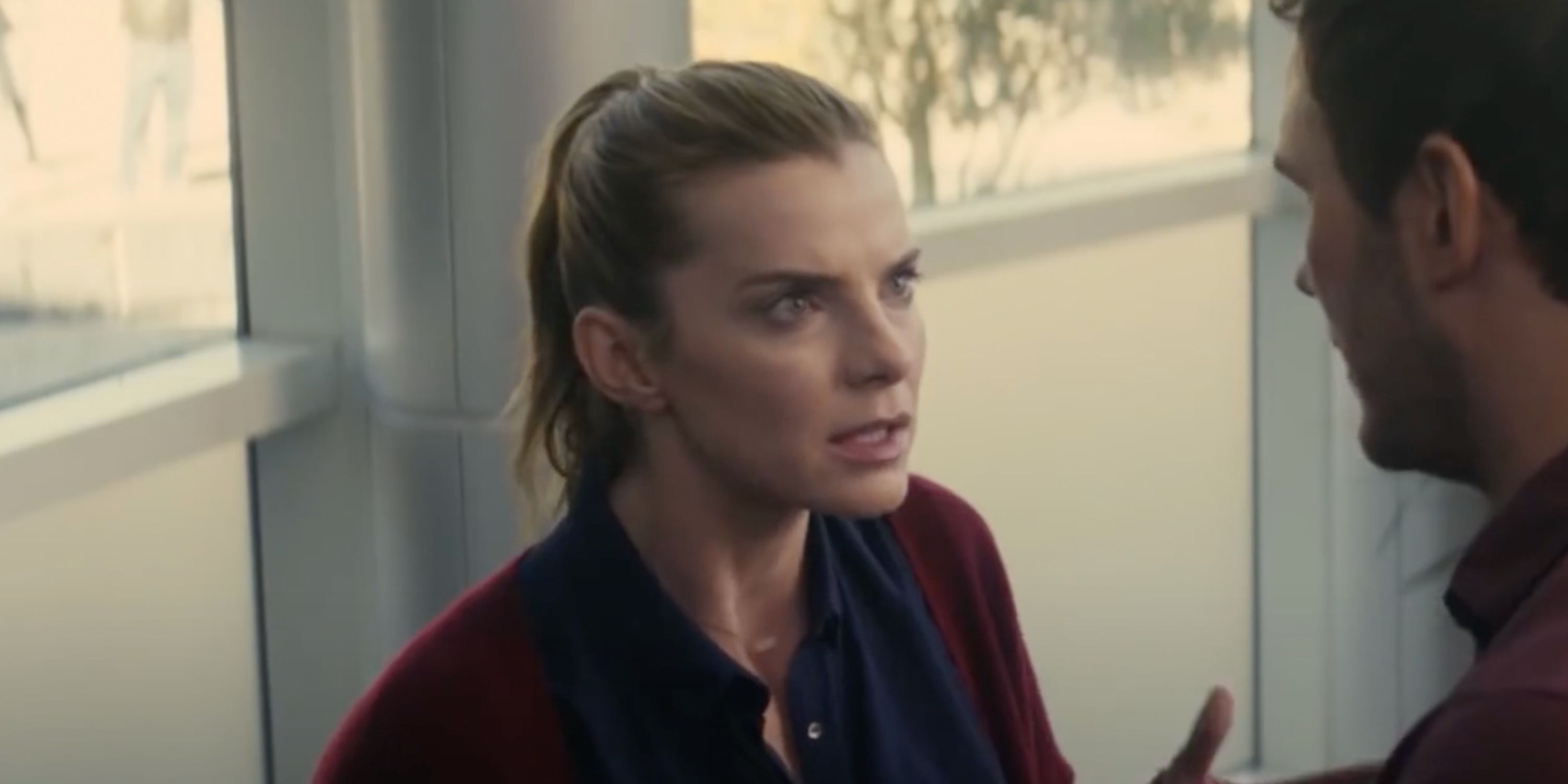 Betty Gilpin as Emmy Forester in The Tomorrow War on Amazon Prime