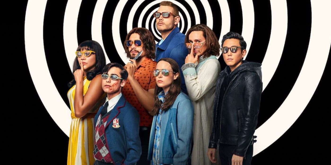 The cast of The Umbrella Academy assembles in season two poster.