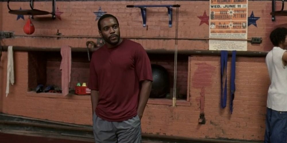 The Wire: Dennis Cutty standing in an abandoned building