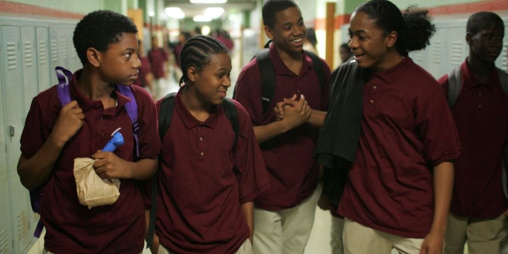 The Wire: Duquan Weems with his school buddies