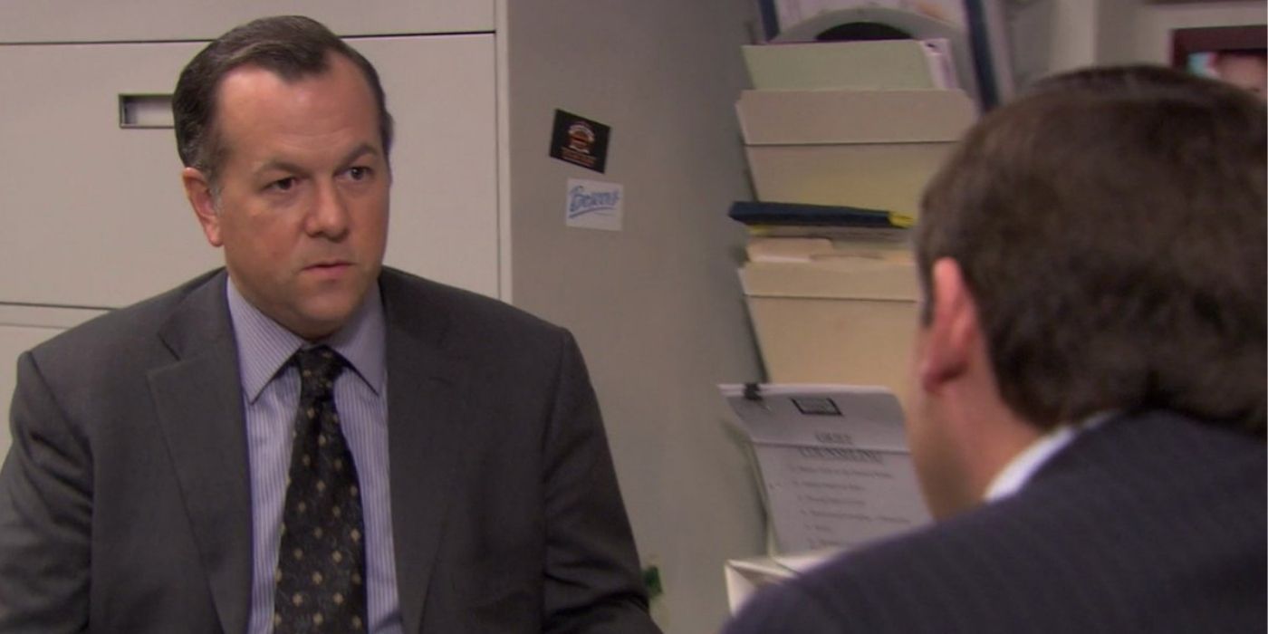 The banker shows up to Dunder Mifflin on The Office