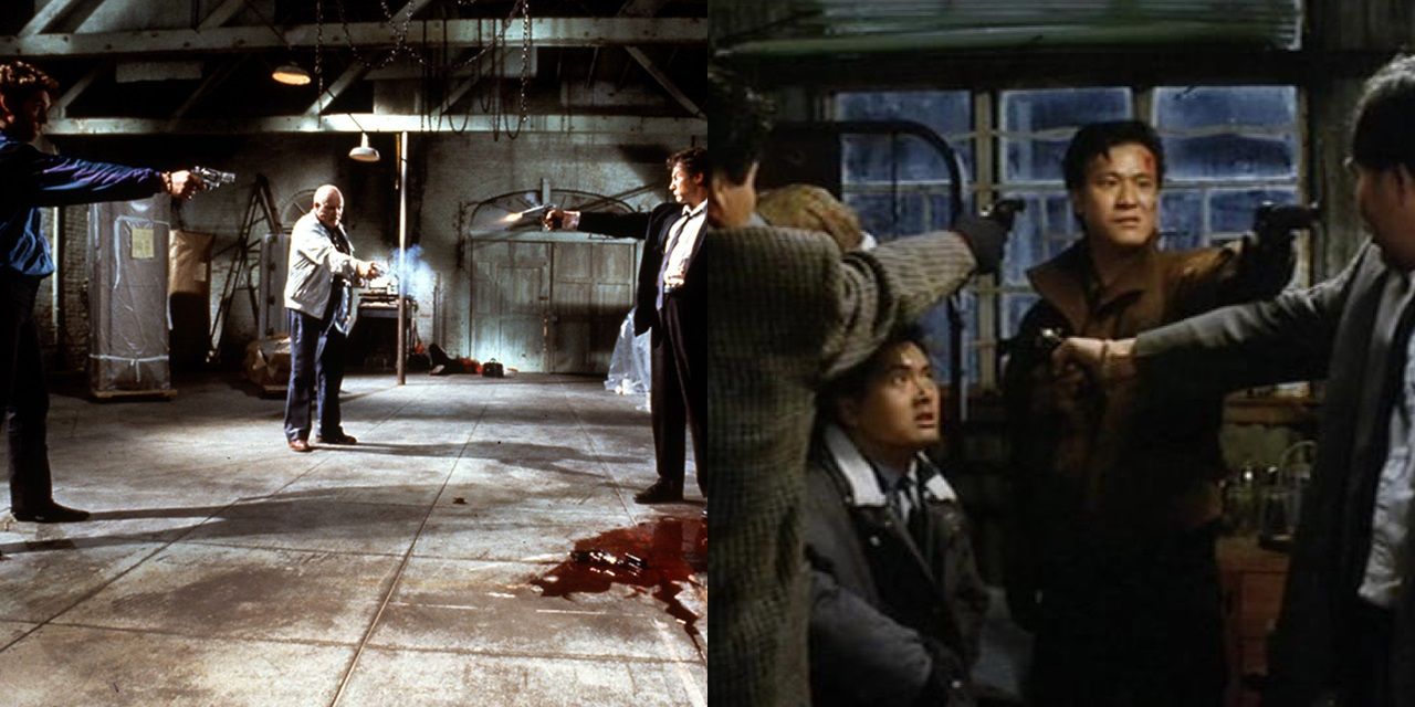 The climactic standoffs in Reservoir Dogs and City on Fire