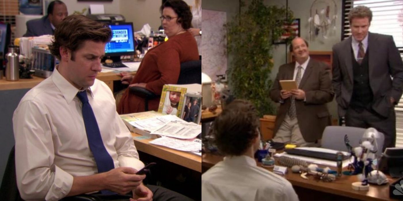 The episode 'The Inner Circle' on The Office - Deangelo holds a secret meeting