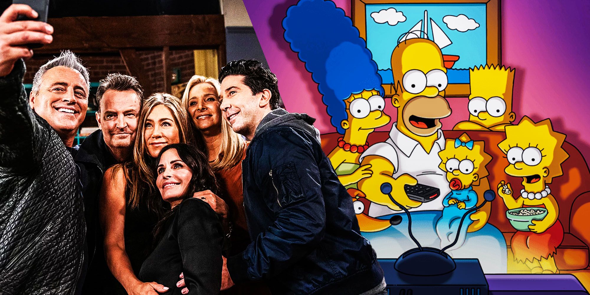 The simpsons perfect ending Friends reunion