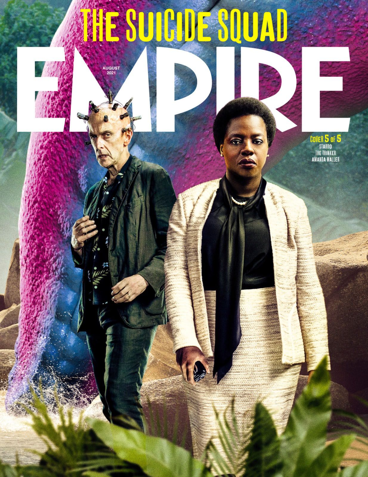 Thinker, Amanda Waller and Starro Suicide Squad Empire Magazine Cover 