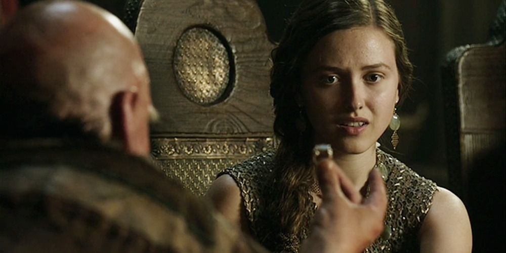 Earl Haraldson's daughter Thyri is forced to marry Earl Bjarni in Vikings