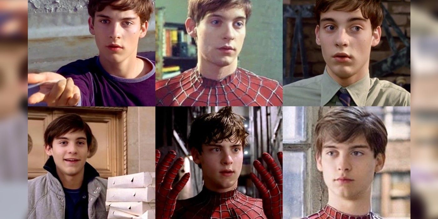 Tobey Maguire Spider-Man age accurate art