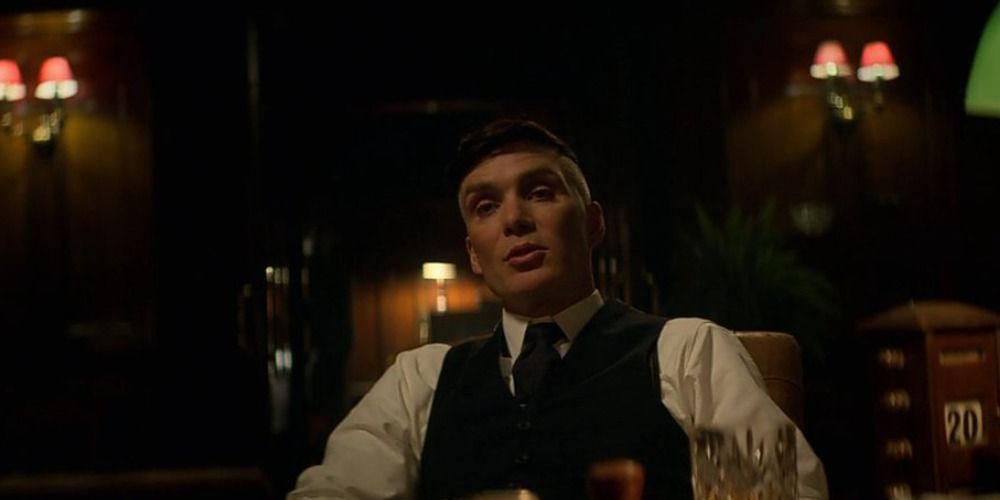 Tommy Shelby discusses his House Of Representatives speech with Winston Churchill in Peaky Blinders