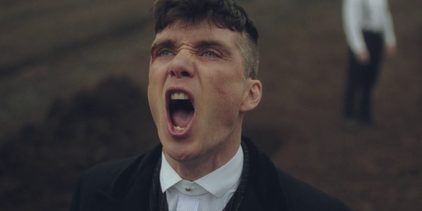 Tommy Shelby shouts about nearly having everything after having his last cigarette before his planned death in Peaky Blinders