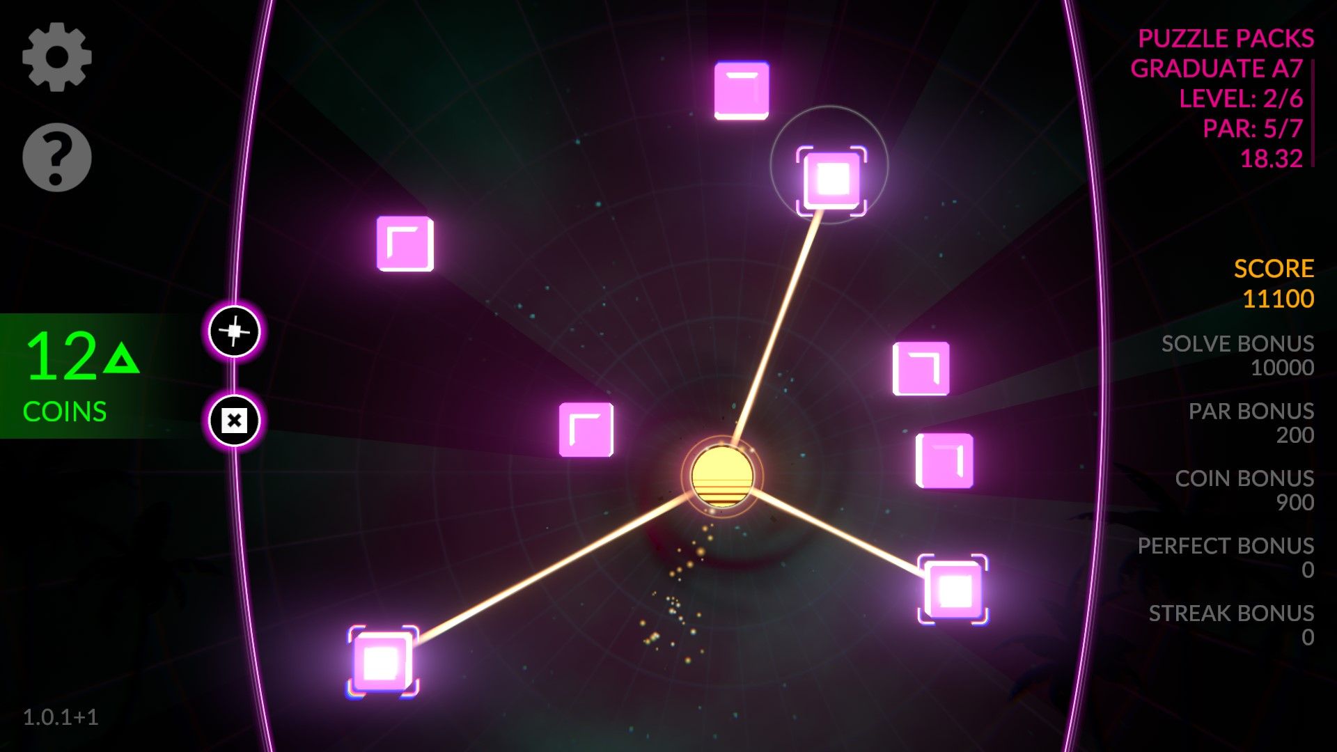 A solution to a standard Triversal level.