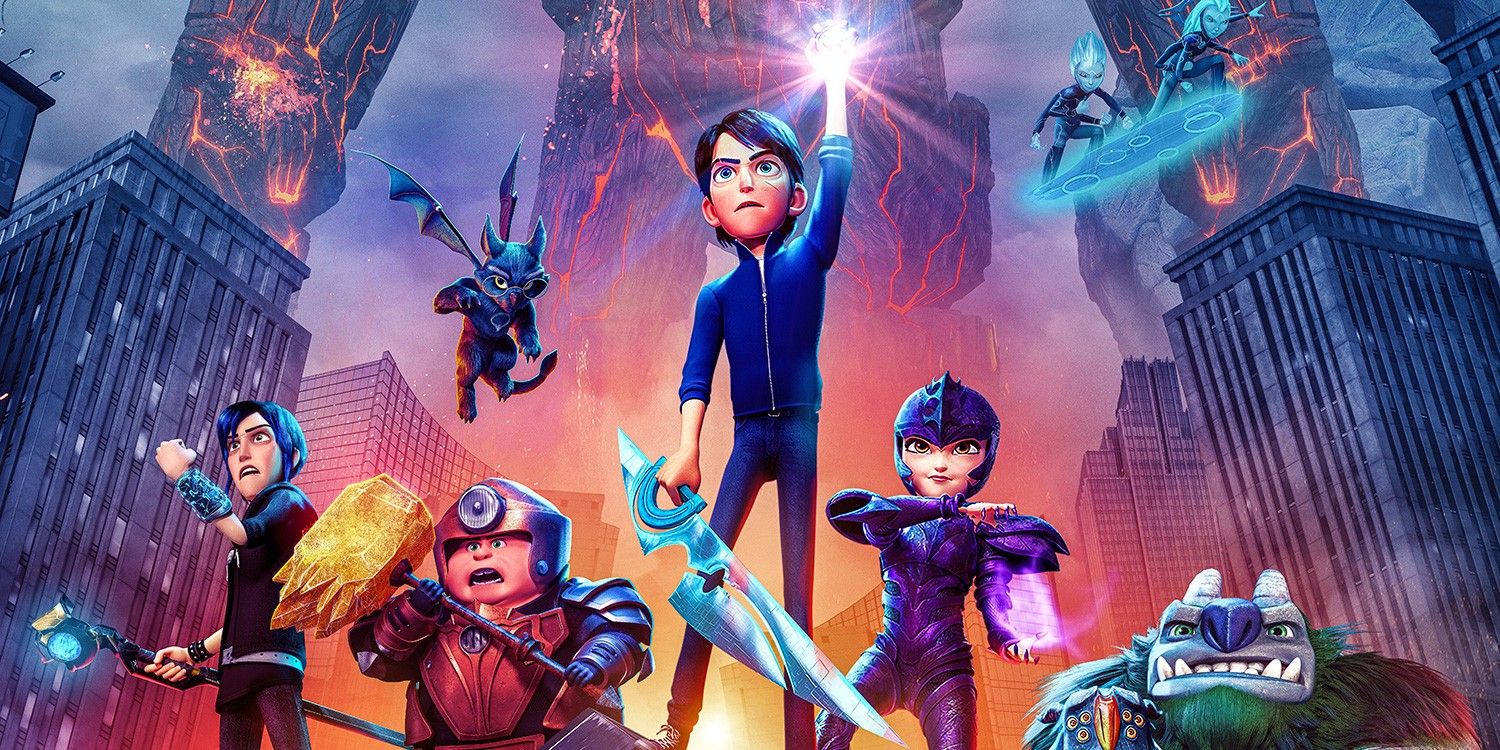 Trollhunters Rise of the Titans Key Art Poster CROPPED