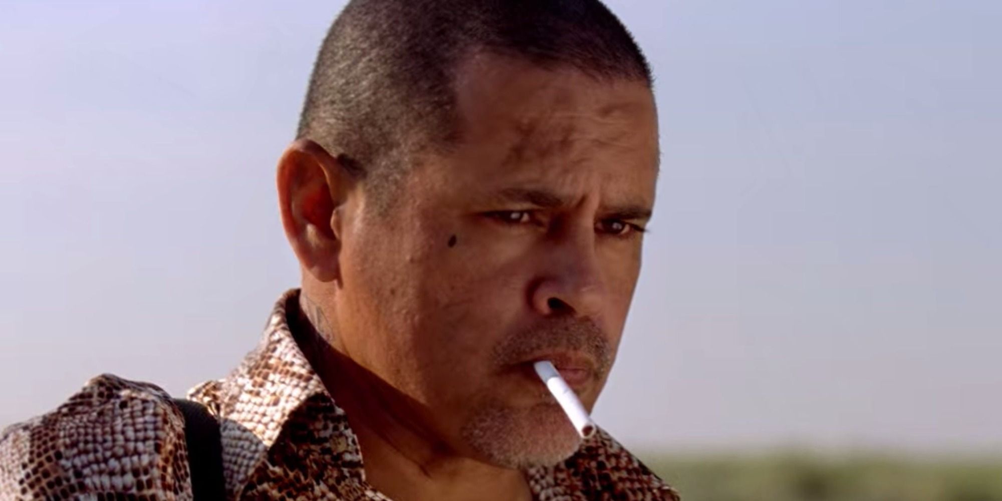 Tuco smoking a cigarette in Breaking Bad