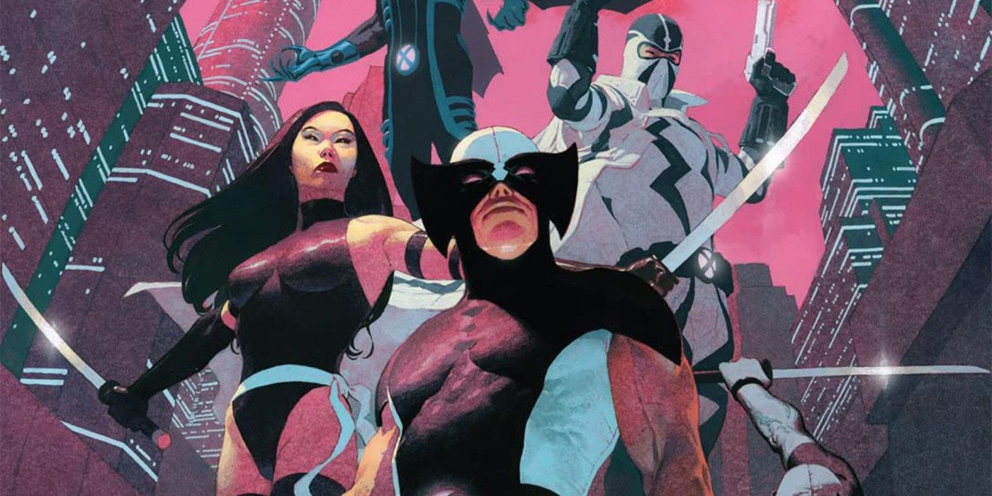 Wolverine, Psylocke, &amp; Fantomex prepare to battle in an Uncanny X-Force comic.