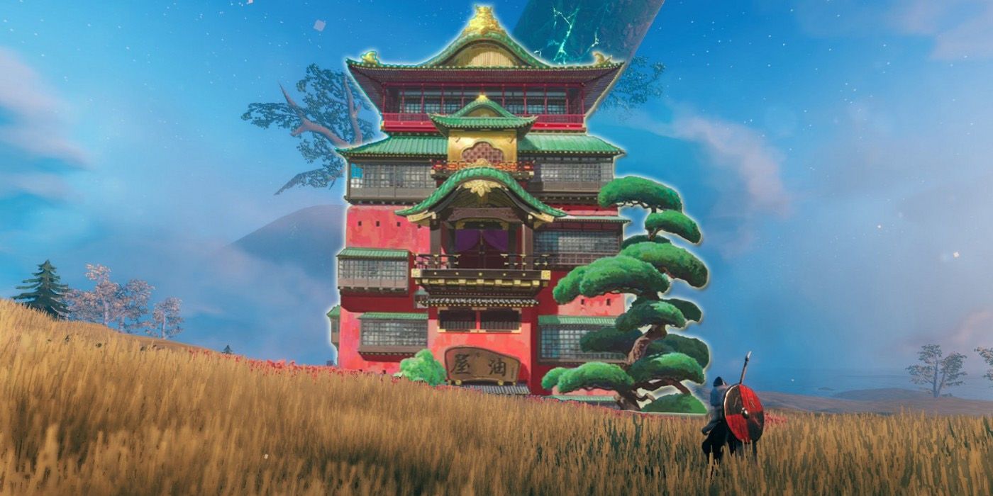 Valheim Player's Spirited Away Bathhouse Was Built Without Any Mods
