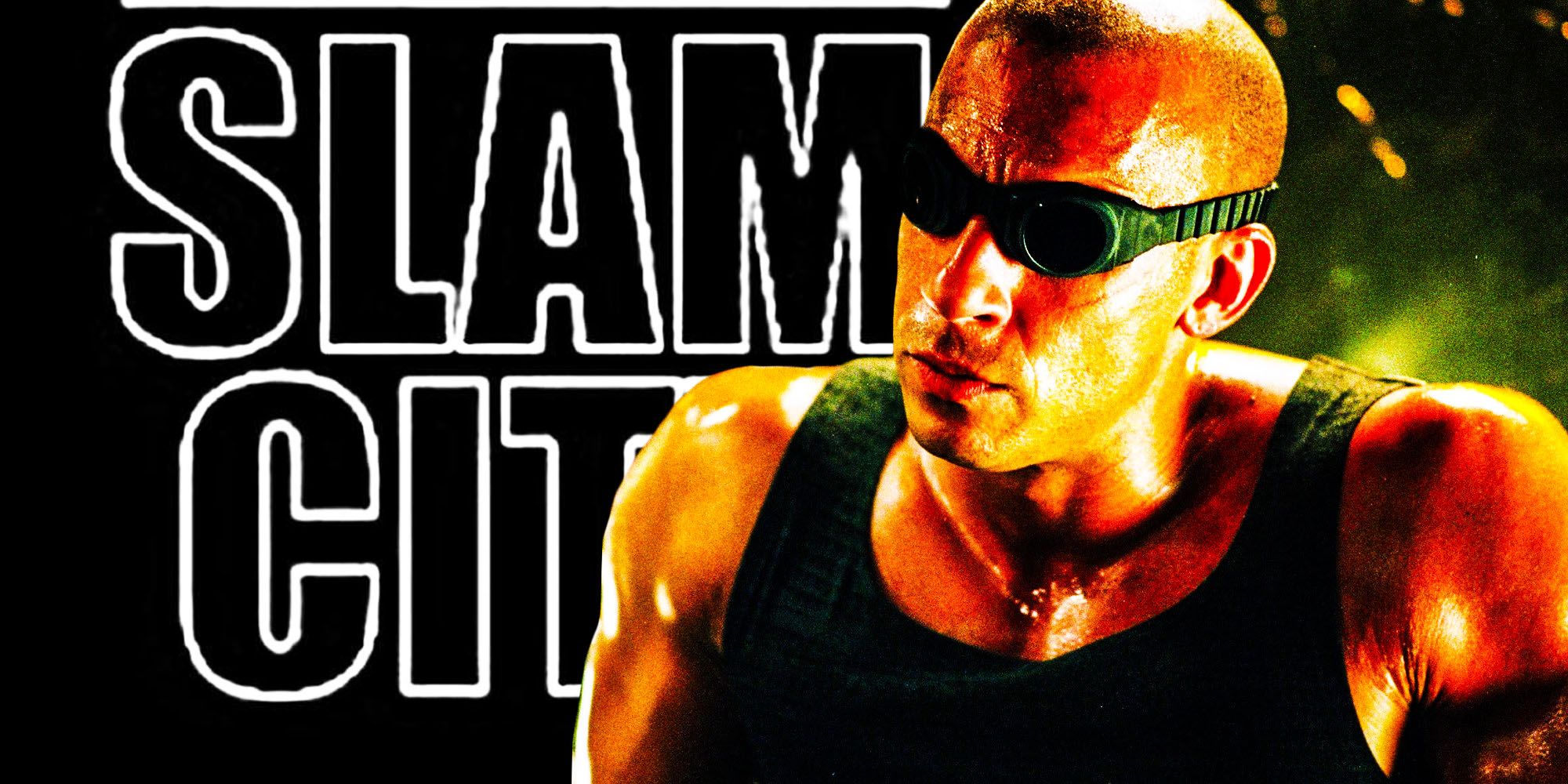 Vin Diesel Riddick pitch black prequel shorth slam city