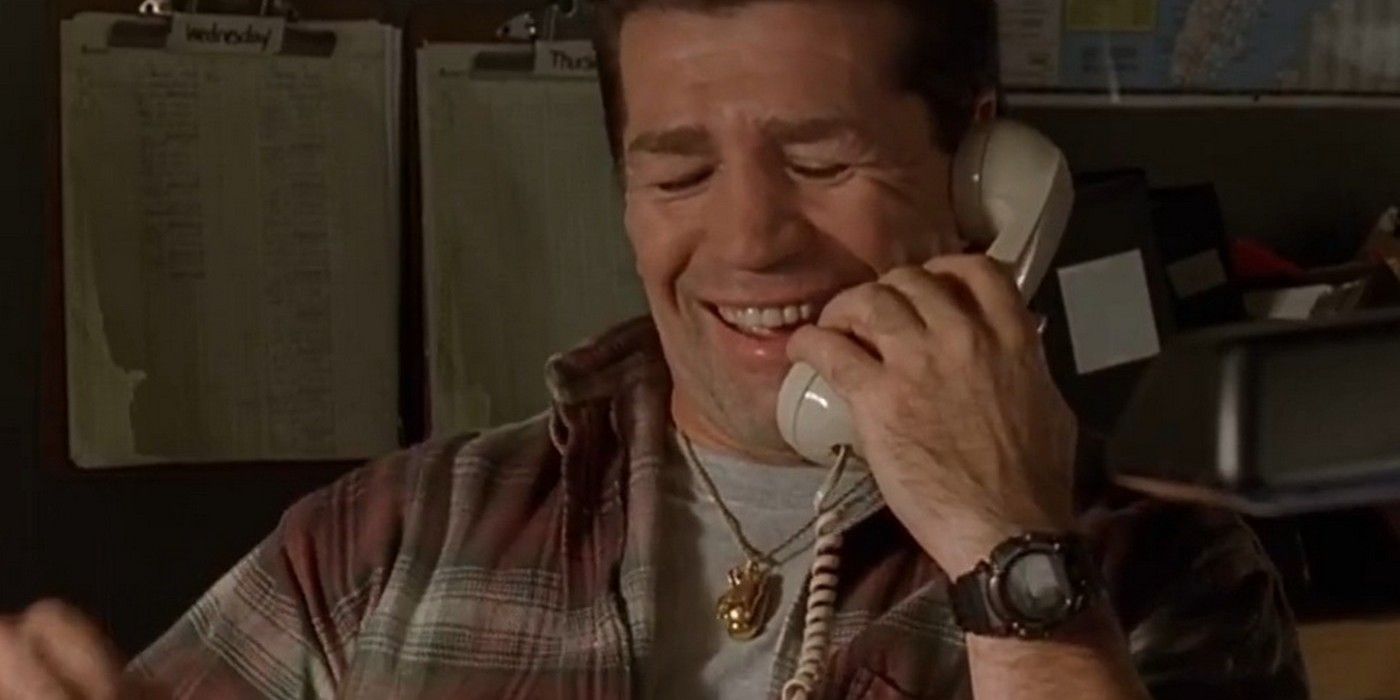 Vito Antuofermo as Bobby laughing on the phone in The Sopranos