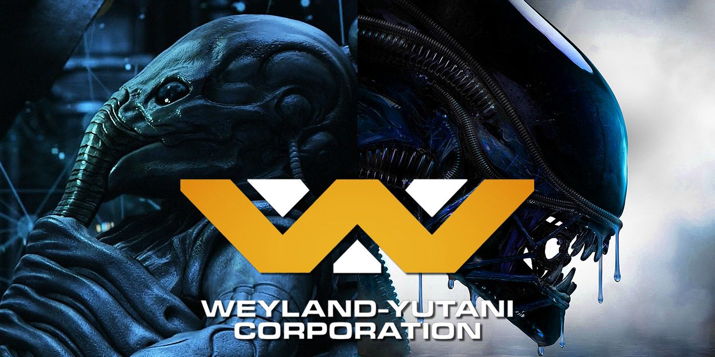 Featured Weyland-Yutani image featuring an Engineer and an Alien