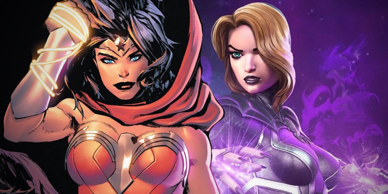 Wonder Woman and First Black Widow Claire Voyant